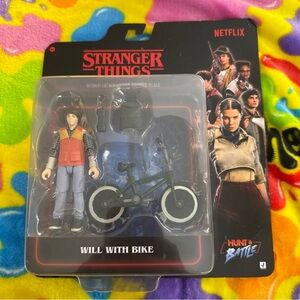 Stranger Things Will with Bike Action Figure Set